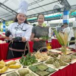 Hơn 200 món ăn từ sen độc đáo, đa dạng và "không đụng hàng" được bài trí bắt mắt tại lễ hội ẩm thực chay 2025